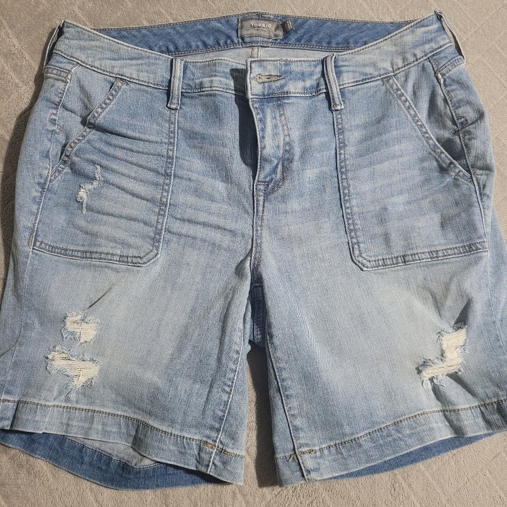 Torrid Blue Jean Shorts NEW